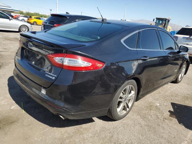 3FA6P0RU6FR226652 - 2015 FORD FUSION TITANIUM HEV BLACK photo 3