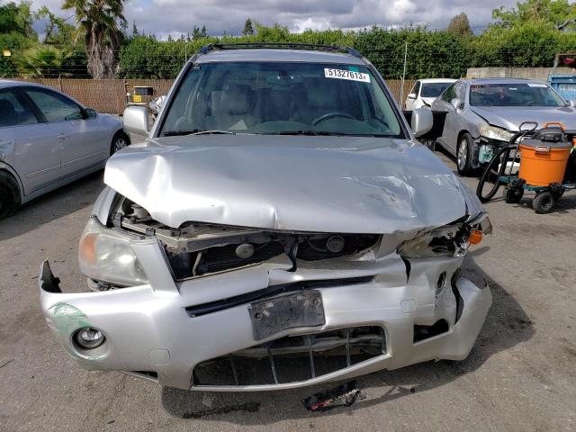 JTEDW21A760007356 - 2006 TOYOTA HIGHLANDER HYBRID SILVER photo 5