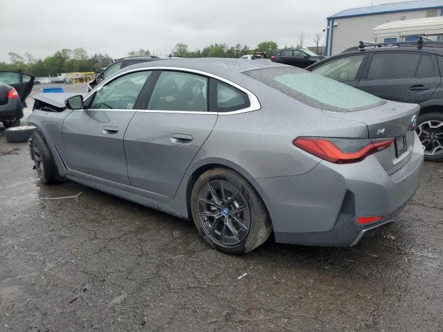 WBY43AW01RFS50457 - 2024 BMW I4 EDRIVE 35 GRAY photo 2