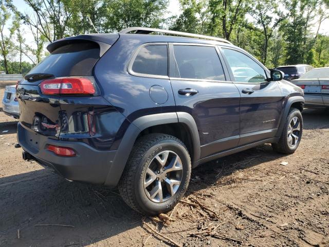 1C4PJMBSXEW277146 - 2014 JEEP CHEROKEE TRAILHAWK BLUE photo 3