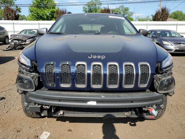 1C4PJMBSXEW277146 - 2014 JEEP CHEROKEE TRAILHAWK BLUE photo 5