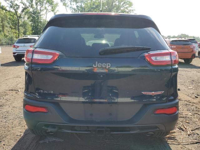 1C4PJMBSXEW277146 - 2014 JEEP CHEROKEE TRAILHAWK BLUE photo 6