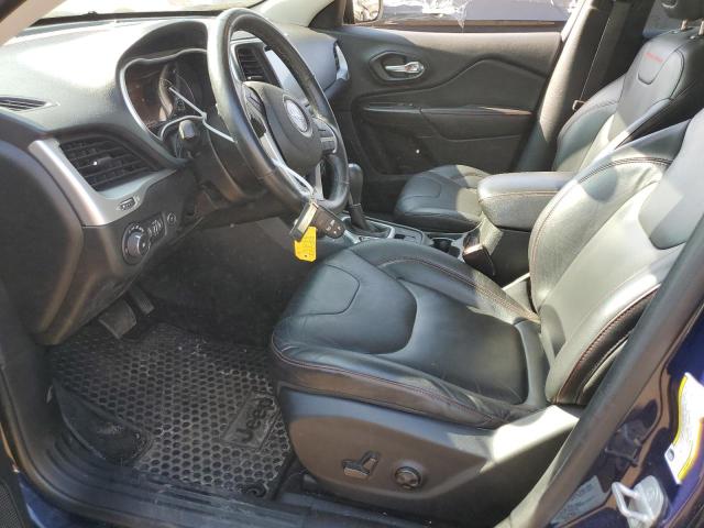 1C4PJMBSXEW277146 - 2014 JEEP CHEROKEE TRAILHAWK BLUE photo 7