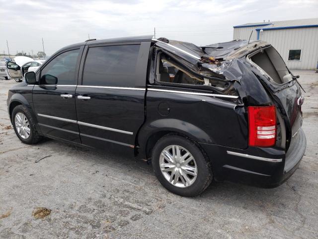 2A8HR64X98R136785 - 2008 CHRYSLER TOWN & COU LIMITED BLACK photo 2