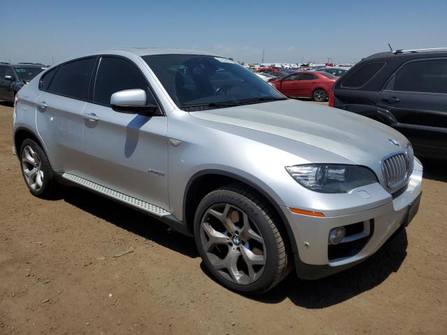 5UXFG8C57DL591782 - 2013 BMW X6 XDRIVE50I SILVER photo 4