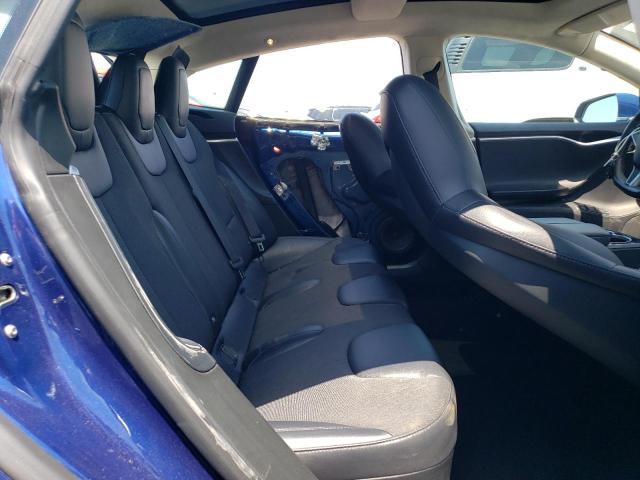 5YJSA1E25GF123858 - 2016 TESLA MODEL S Կապույտ լուսանկար 10