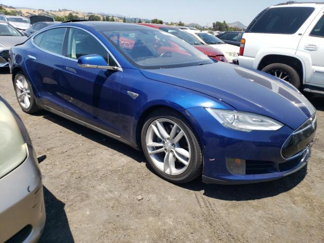 5YJSA1E25GF123858 - 2016 TESLA MODEL S Կապույտ լուսանկար 4