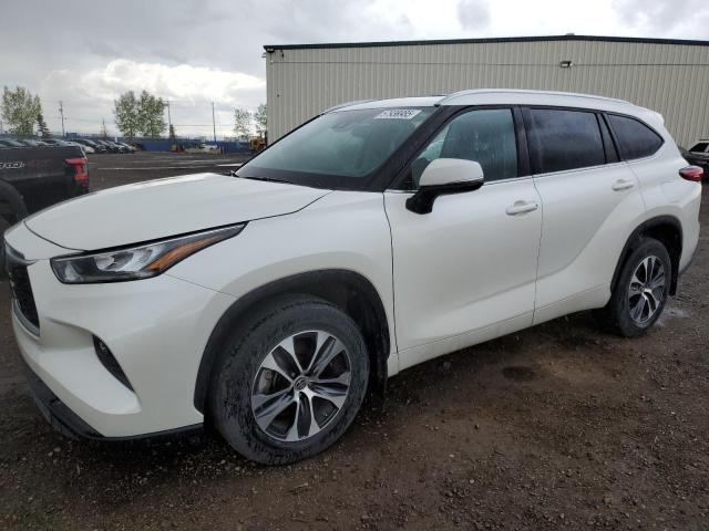 5TDGZRBHXLS500101 - 2020 TOYOTA HIGHLANDER XLE WHITE photo 1