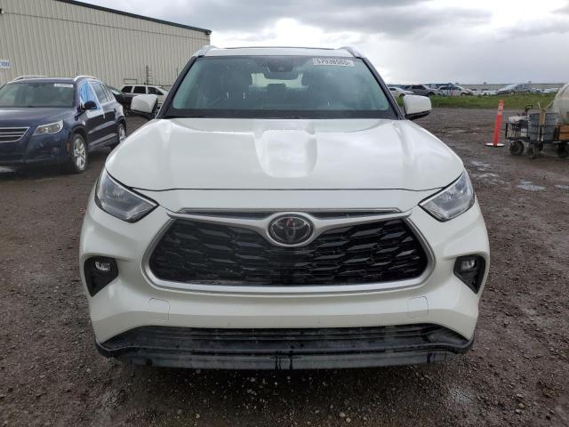 5TDGZRBHXLS500101 - 2020 TOYOTA HIGHLANDER XLE WHITE photo 5