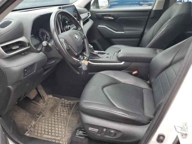 5TDGZRBHXLS500101 - 2020 TOYOTA HIGHLANDER XLE WHITE photo 7