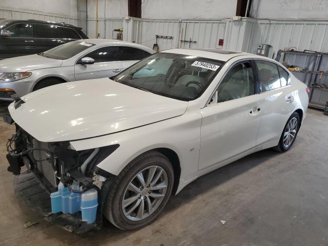 JN1BV7AR7FM422741 - 2015 INFINITI Q50 BASE WHITE photo 1