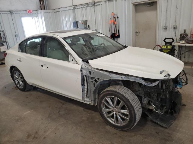 JN1BV7AR7FM422741 - 2015 INFINITI Q50 BASE WHITE photo 4