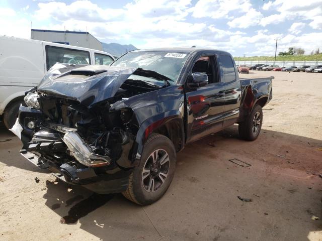 5TFSZ5AN2JX161173 - 2018 TOYOTA TACOMA ACCESS CAB შავი ფოტო 1