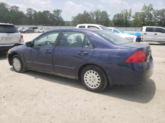 1HGCM56157A213322 - 2007 HONDA ACCORD VALUE BLUE photo 2