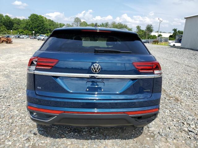 1V2LC2CA0PC218015 - 2023 VOLKSWAGEN ATLAS CROS SE BLUE photo 6