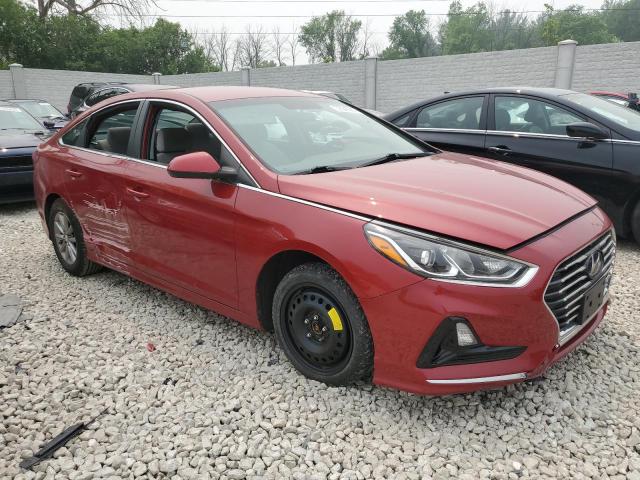 5NPE24AF9KH787384 - 2019 HYUNDAI SONATA SE RED photo 4