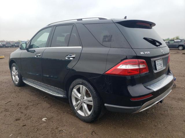 4JGDA5HB5DA192934 - 2013 MERCEDES-BENZ ML 350 4MATIC BLACK photo 2
