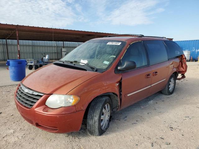 2A4GP54L76R692651 - 2006 CHRYSLER TOWN&COUNT TOURING MAROON photo 1