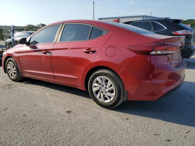 KMHD74LFXHU135183 - 2017 HYUNDAI ELANTRA SE RED photo 2