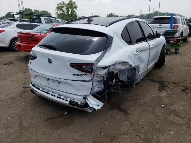 ZASPAKBN9M7D15013 - 2021 ALFA ROMEO STELVIO TI WHITE photo 3
