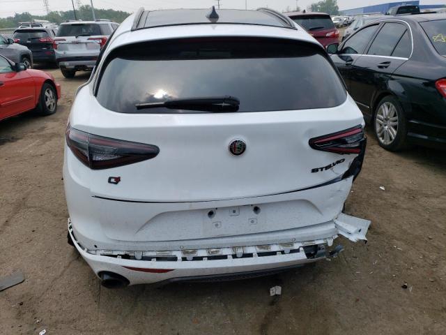 ZASPAKBN9M7D15013 - 2021 ALFA ROMEO STELVIO TI WHITE photo 6