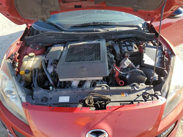 JM1BL1L35D1754474 - 2013 MAZDA SPEED 3 RED photo 11