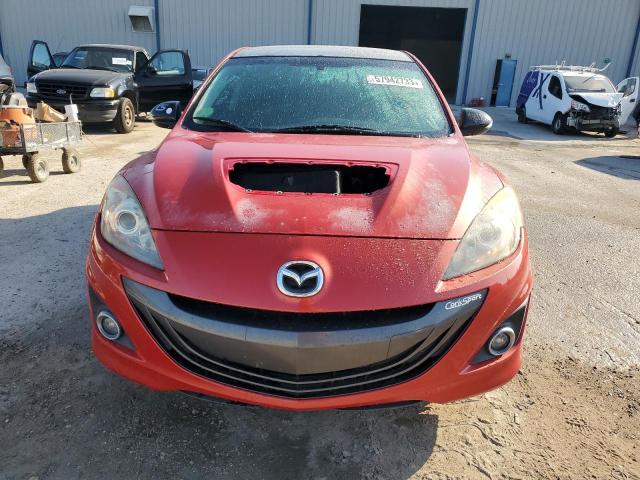 JM1BL1L35D1754474 - 2013 MAZDA SPEED 3 RED photo 5