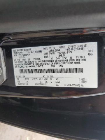 5LMCJ2C9XKUL26473 - 2019 LINCOLN MKC SELECT Սև լուսանկար 14