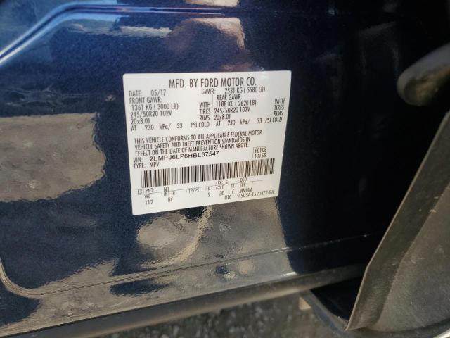 2LMPJ6LP6HBL37547 - 2017 LINCOLN MKX RESERVE BLUE photo 14