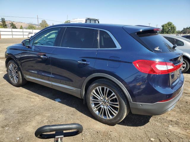 2LMPJ6LP6HBL37547 - 2017 LINCOLN MKX RESERVE BLUE photo 2