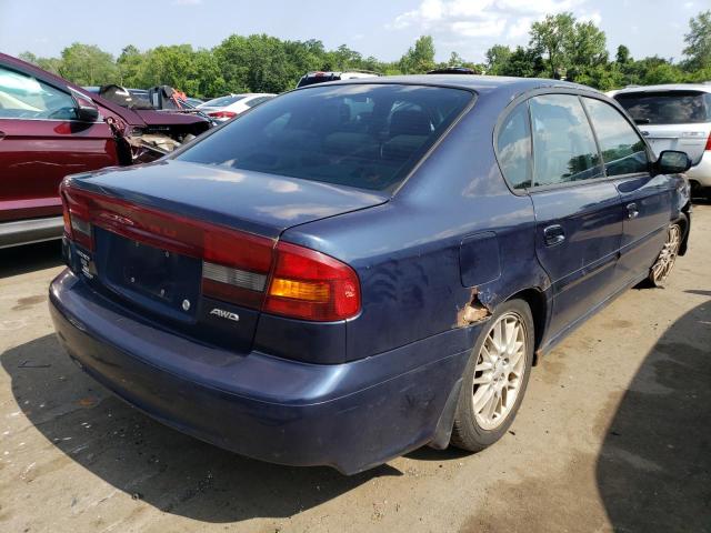 4S3BE635937211004 - 2003 SUBARU LEGACY L BLUE photo 3