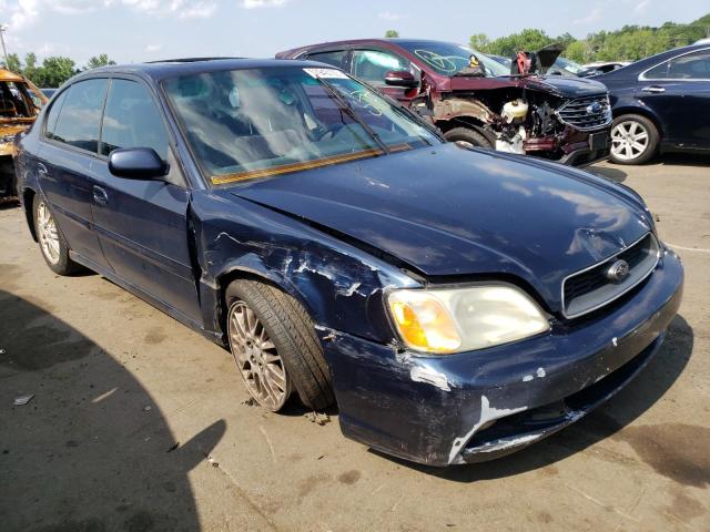 4S3BE635937211004 - 2003 SUBARU LEGACY L BLUE photo 4