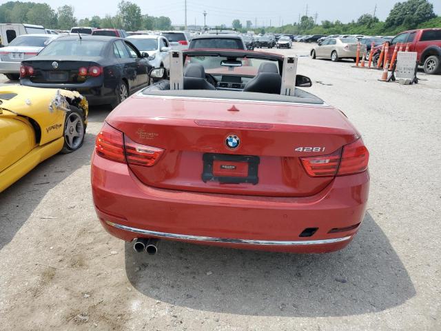 WBA3V7C59G5A27449 - 2016 BMW 428 I SULEV RED photo 6