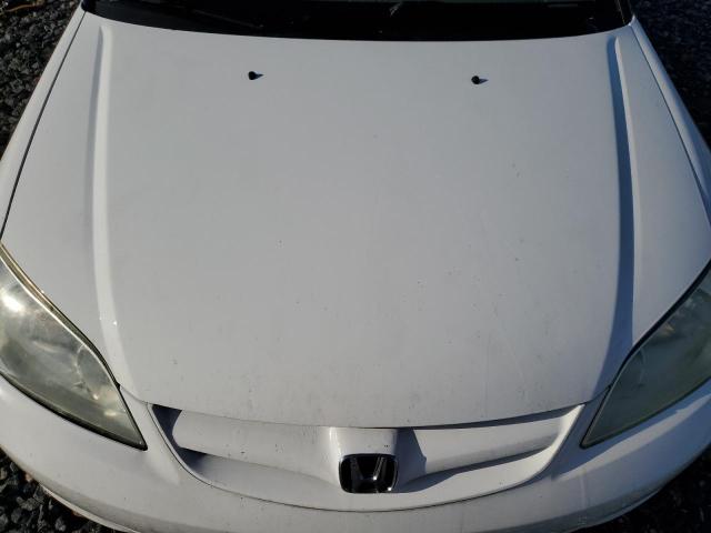 1HGES16335L019818 - 2005 HONDA CIVIC DX VP თეთრი ფოტო 11