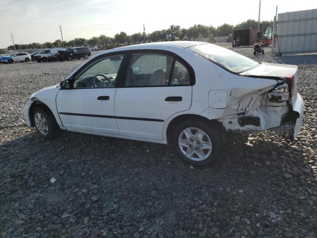 1HGES16335L019818 - 2005 HONDA CIVIC DX VP თეთრი ფოტო 2