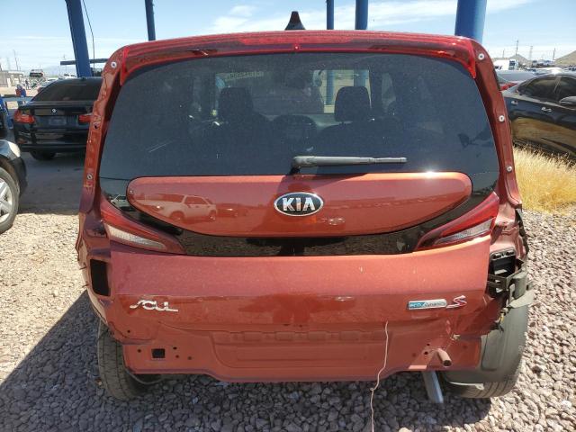 KNDJ23AUXM7795119 - 2021 KIA SOUL LX ORANGE photo 6