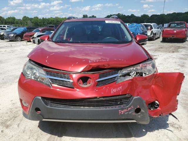 JTMWFREV4EJ015524 - 2014 TOYOTA RAV4 XLE RED photo 5