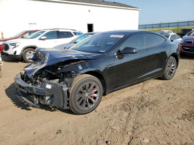 5YJSA1E23JF287746 - 2018 TESLA MODEL S Սև լուսանկար 1