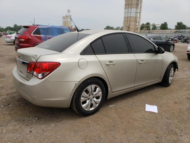 1G1PA5SG7E7129363 - 2014 CHEVROLET CRUZE LS BEIGE photo 3