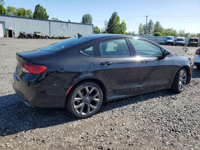 1C3CCCDG8FN601654 - 2015 CHRYSLER 200 S BLACK photo 3