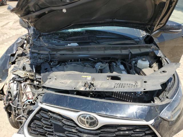 5TDGZRAH8NS117519 - 2022 TOYOTA HIGHLANDER XLE Սև լուսանկար 12
