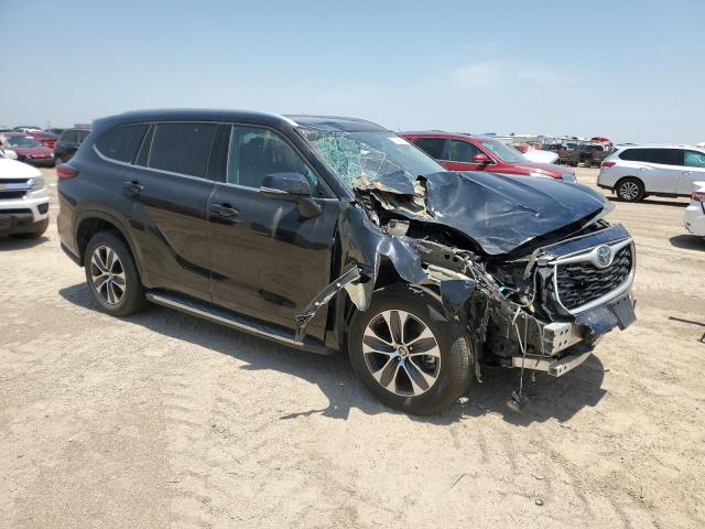 5TDGZRAH8NS117519 - 2022 TOYOTA HIGHLANDER XLE Սև լուսանկար 4