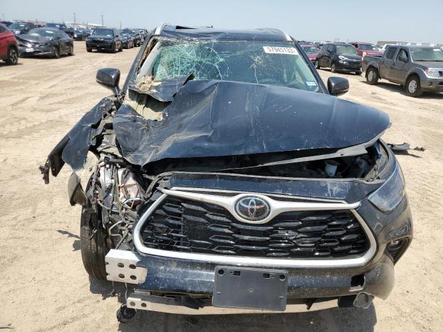 5TDGZRAH8NS117519 - 2022 TOYOTA HIGHLANDER XLE Սև լուսանկար 5