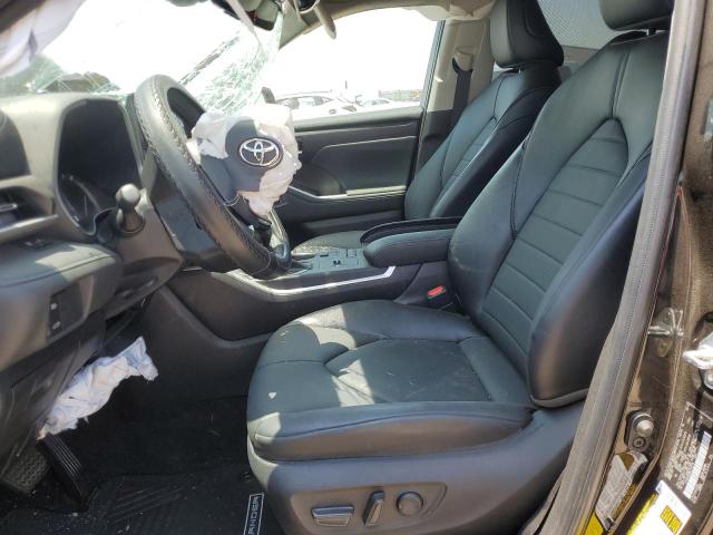 5TDGZRAH8NS117519 - 2022 TOYOTA HIGHLANDER XLE Սև լուսանկար 7