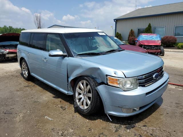 2FMEK63C89BA37264 - 2009 FORD FLEX LIMITED BLUE photo 4