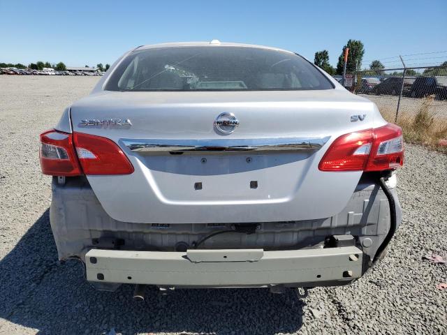 3N1AB7APXKY368961 - 2019 NISSAN SENTRA S SILVER photo 6