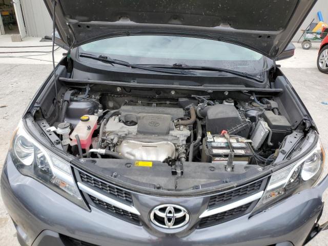 2T3BFREV2DW111702 - 2013 TOYOTA RAV4 LE GRAY photo 12