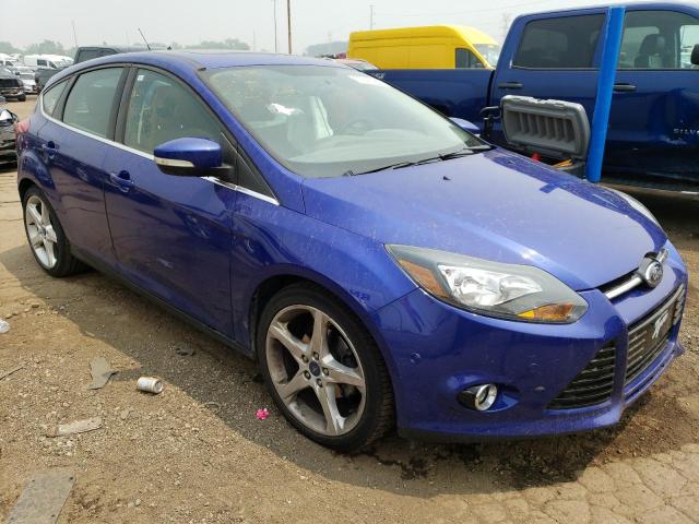 1FADP3N25DL231141 - 2013 FORD FOCUS TITANIUM BLUE photo 4