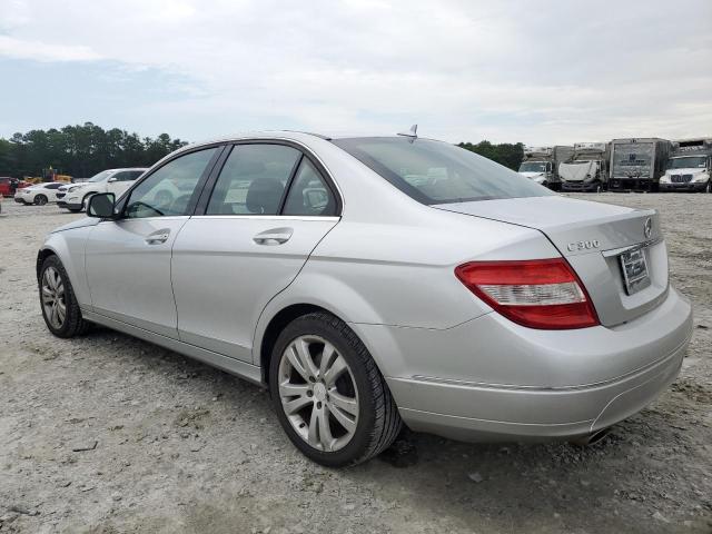 WDDGF54X88F071124 - 2008 MERCEDES-BENZ C 300 SILVER photo 2