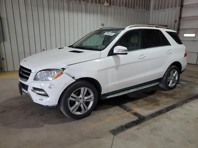 4JGDA5HB3EA288949 - 2014 MERCEDES-BENZ ML 350 4MATIC WHITE photo 1